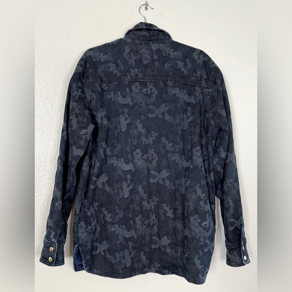 True Religion Camo Print Field Jacket Sz M - Picture 2 of 8